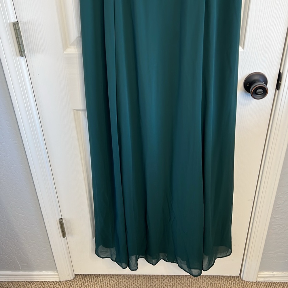 Show Me Your MuMu Teal Maxi Dress - Picture 6 of 14